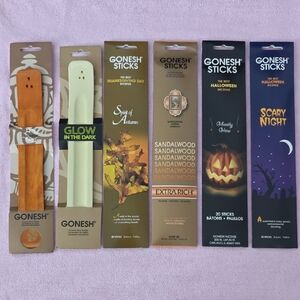 Gonesh Incense Sticks + Holder Variety Pack